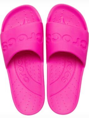 Crocs Classic Slide Sandals - Pink Plush M7/W9 NWT